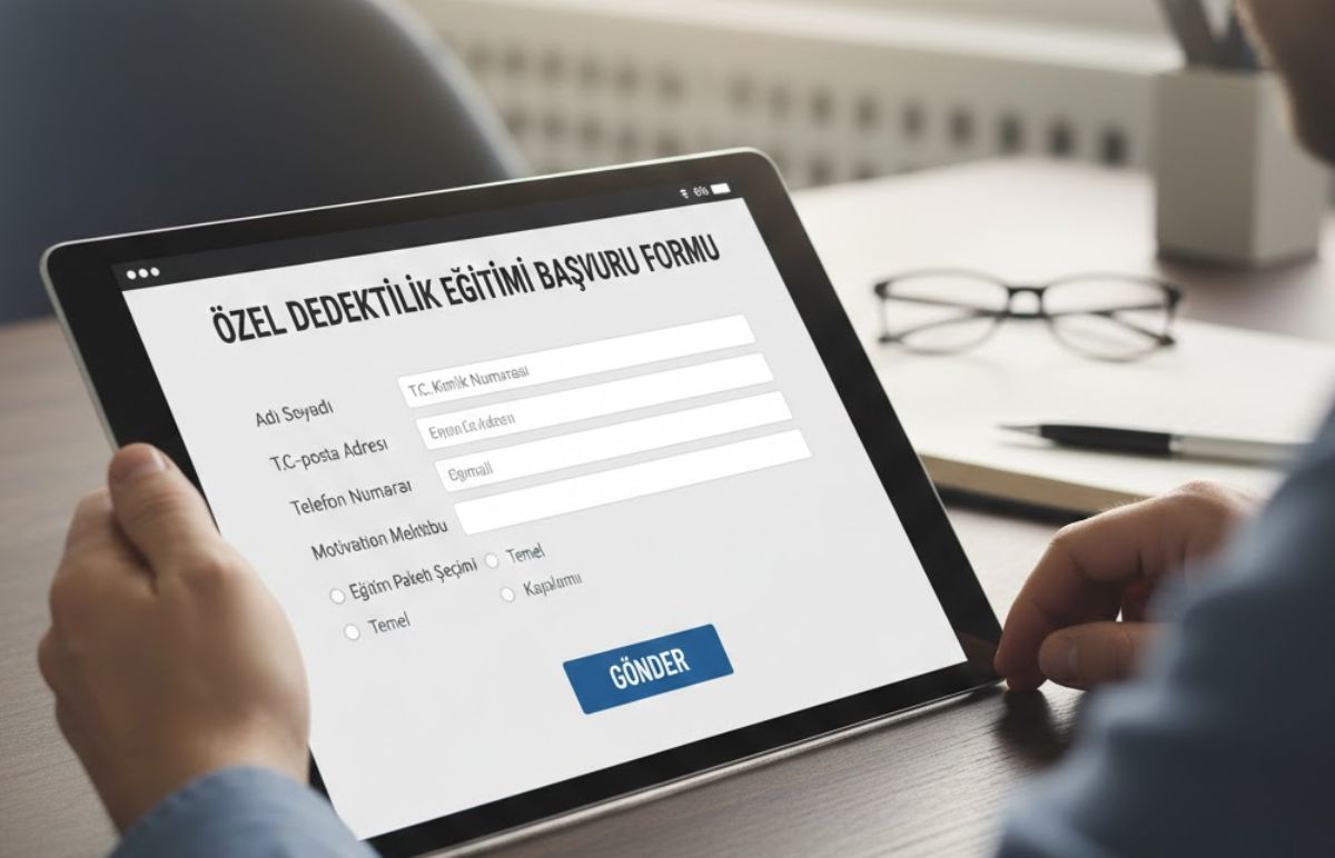 özel Dedektiflik eğitimi başvuru formu